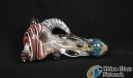 hand blow small glass smoking pipe